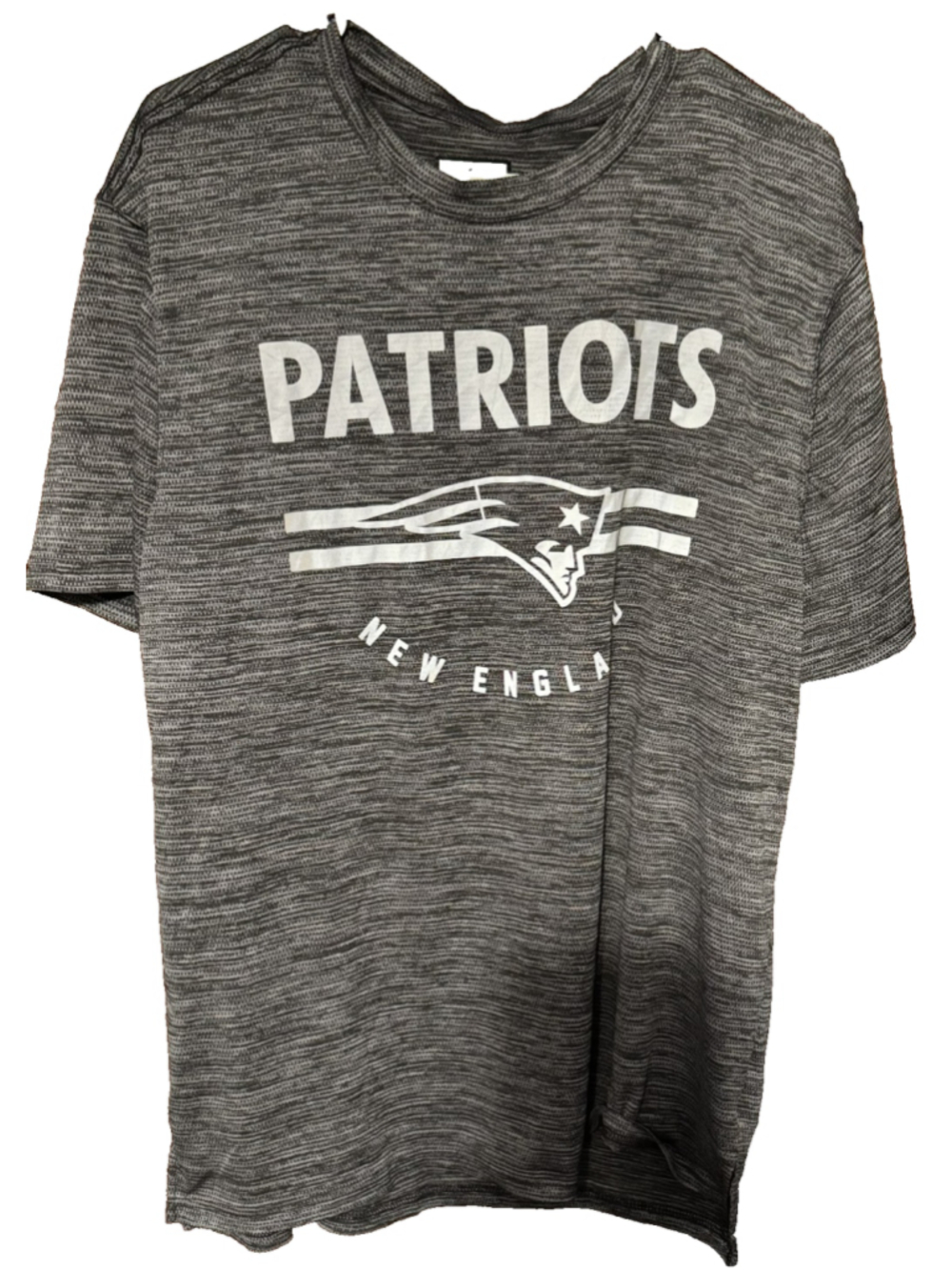 New England Patriots Team Apparel T-Shirt Men's Size L Gray